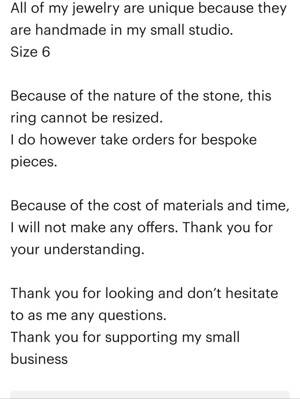 Labradorite ring - Picture 2 of 2